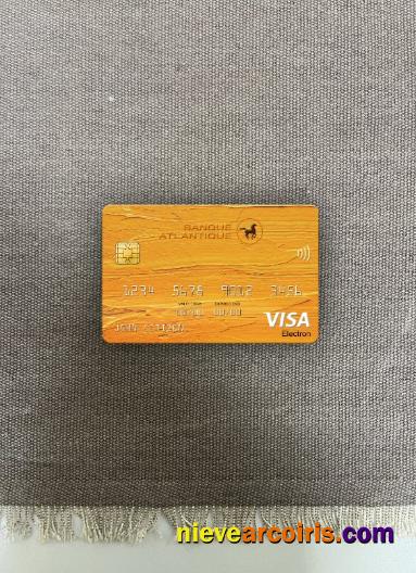 Senegal Banque Atlantique Bank visa electron card photolook